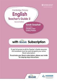 Cover image for Hodder Cambridge Primary English Teacher's Guide Stage 2 with Boost Subscription