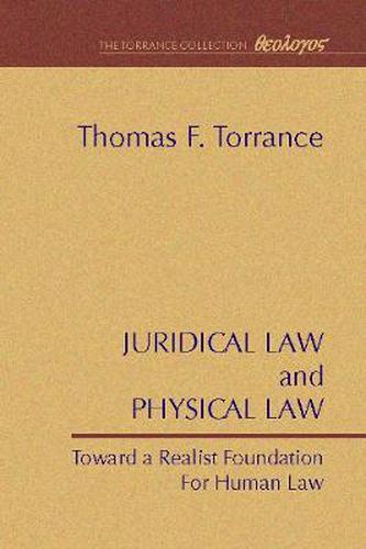 Cover image for Juridical Law and Physical Law