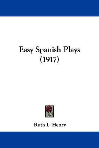 Cover image for Easy Spanish Plays (1917)
