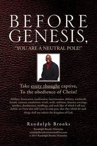 Cover image for Before Genesis: You Are a Neutral Pole