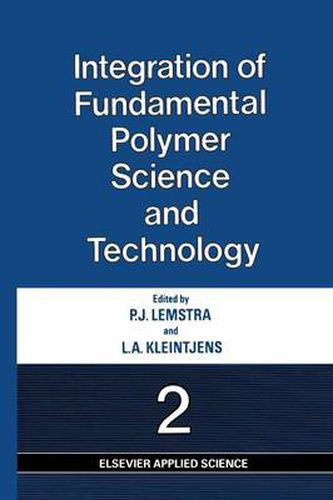 Cover image for Integration of Fundamental Polymer Science and Technology-2