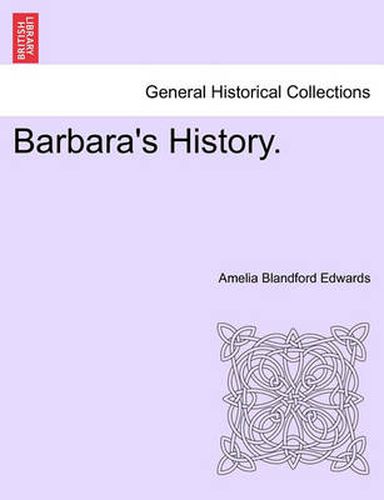 Cover image for Barbara's History.