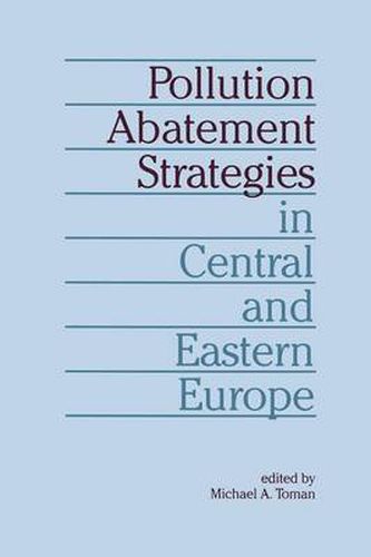 Cover image for Pollution Abatement Strategies in Central and Eastern Europe