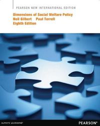 Cover image for Dimensions of Social Welfare Policy: Pearson New International Edition