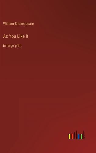 Cover image for As You Like It