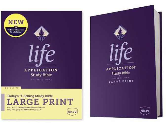 Cover image for NKJV Life Application Study Bible Third Edition, Large Print