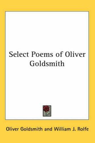 Cover image for Select Poems of Oliver Goldsmith