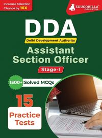 Cover image for DDA (Delhi Development Authority) Assistant Section Officer Stage I (English Edition) Book 2023 - 10 Full Length Mock Tests (Paper I and Paper III) with Free Access to Online Tests