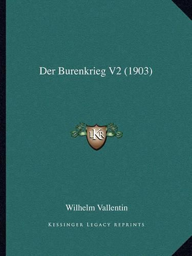 Cover image for Der Burenkrieg V2 (1903)