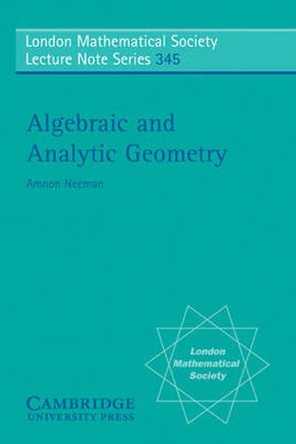 Cover image for Algebraic and Analytic Geometry