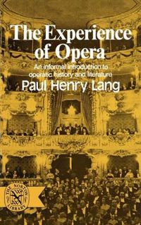 Cover image for The Experience of Opera