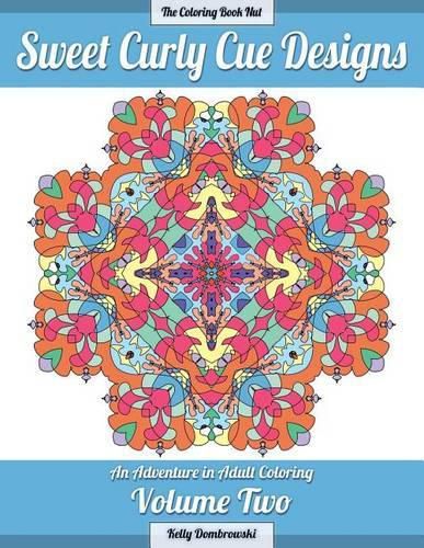 Cover image for Sweet Curly Cue Designs: An Adventure in Adult Coloring