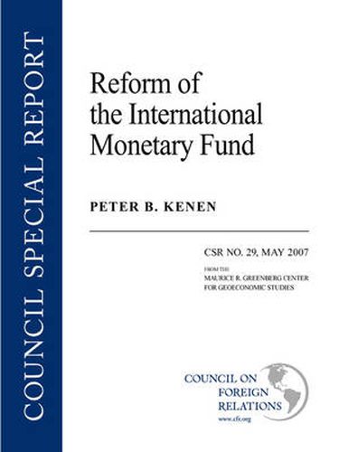 Cover image for Reform of the International Monetary Fund