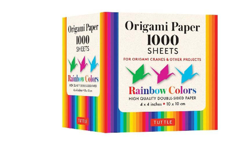 Cover image for Origami Paper 100 Sheets Rainbow Colors