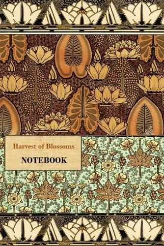 Cover image for Harvest of Blossoms NOTEBOOK [ruled Notebook/Journal/Diary to write in, 60 sheets, Medium Size (A5) 6x9 inches]