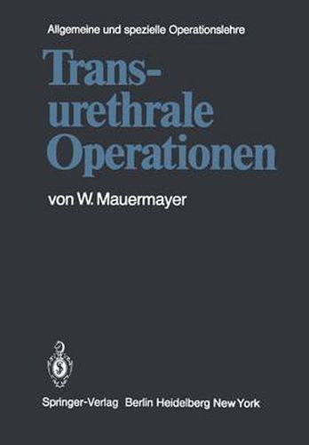 Cover image for Transurethrale Operationen