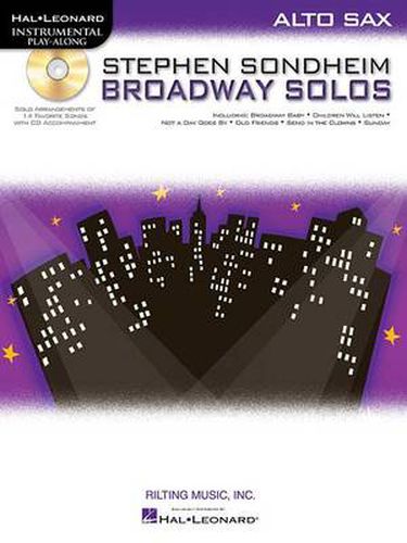 Cover image for Stephen Sondheim - Broadway Solos: Instrumental Play-Along