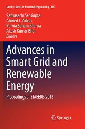 Cover image for Advances in Smart Grid and Renewable Energy: Proceedings of ETAEERE-2016