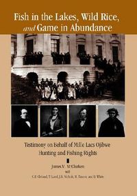 Cover image for Fish in the Lakes, Wild Rice and Game in Abundance: Testimony on Behalf of Mille Lacs Ojibwe Hunting and Fishiing Rights