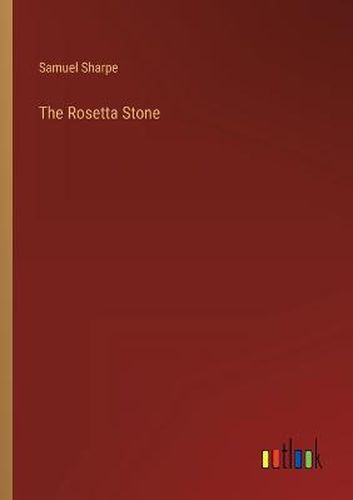 Cover image for The Rosetta Stone