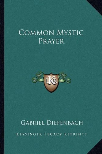 Cover image for Common Mystic Prayer