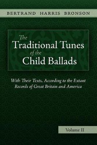 Cover image for The Traditional Tunes of the Child Ballads, Vol 2