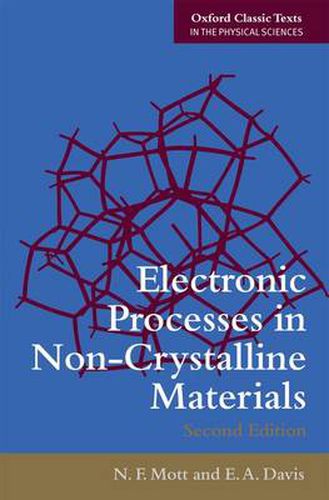 Cover image for Electronic Processes in Non-Crystalline Materials