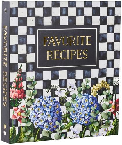 Cover image for Deluxe Recipe Binder - Favorite Recipes (Hydrangea)