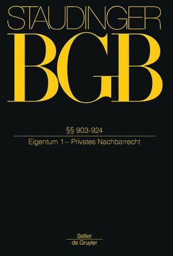 Cover image for 903-924: (eigentum 1 - Privates Nachbarrecht)