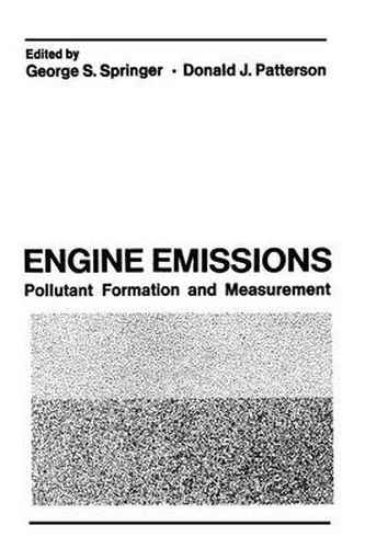 Cover image for Engine Emissions: Pollutant Formation and Measurement