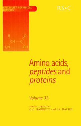 Cover image for Amino Acids, Peptides and Proteins: Volume 33