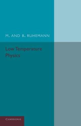 Cover image for Low Temperature Physics