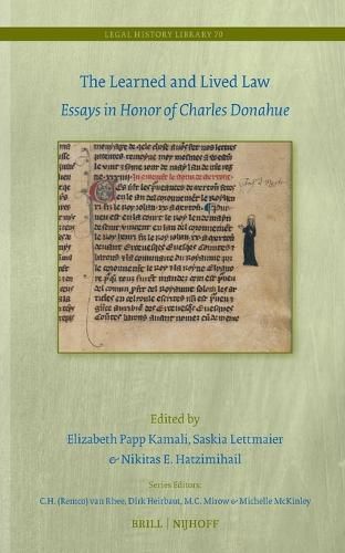 Cover image for The Learned and Lived Law