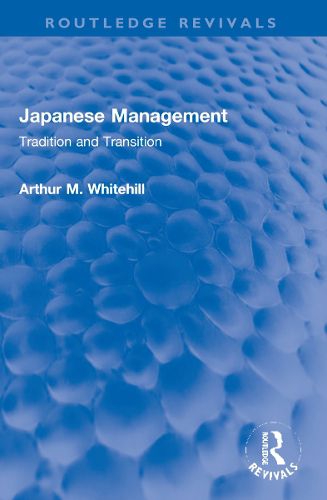 Cover image for Japanese Management