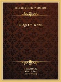 Cover image for Budge on Tennis