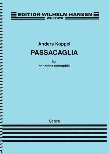 Passacaglia: For Chamber Ensemble - Full Score