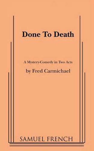 Cover image for Done to Death