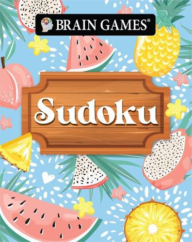 Cover image for Brain Games - Take-Along - Sudoku Summer-Themed Fruit Design Portable Variety Puzzle Book
