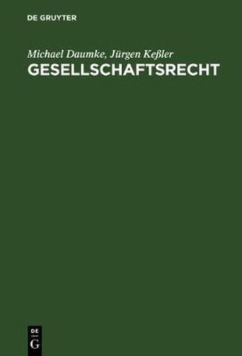 Cover image for Gesellschaftsrecht