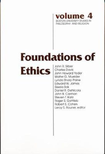 Cover image for Foundations of Ethics