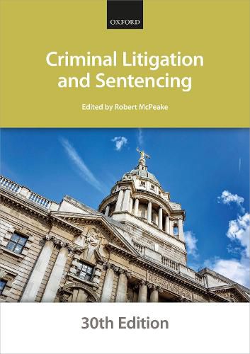 Cover image for Criminal Litigation and Sentencing