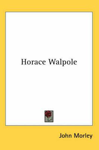 Horace Walpole