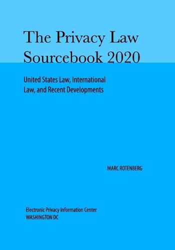 Cover image for Privacy Law Sourcebook 2020
