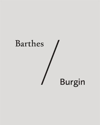 Cover image for Barthes/Burgin