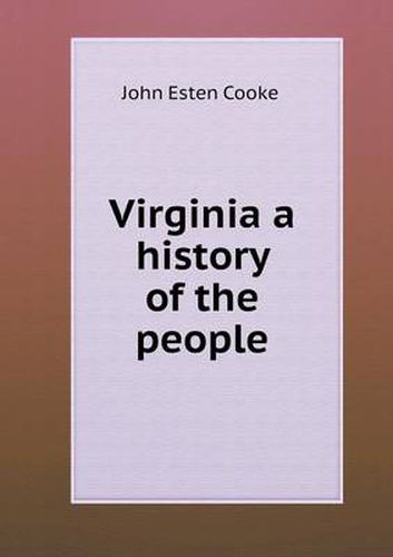 Cover image for Virginia a history of the people