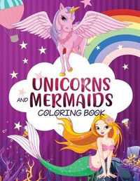 Cover image for Mermaid Unicorn Colouring