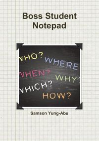 Cover image for Boss Student Notepad