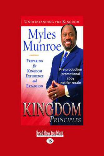 Cover image for Kingdom Principles: Preparing for Kingdom Experience and Expansion