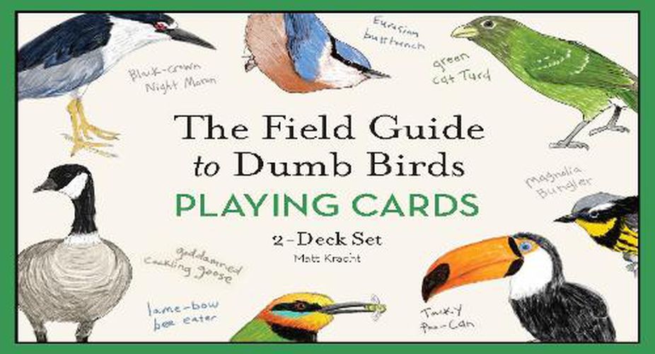 Cover image for The Field Guide to Dumb Birds Playing Cards
