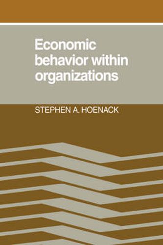 Cover image for Economic Behaviour within Organizations